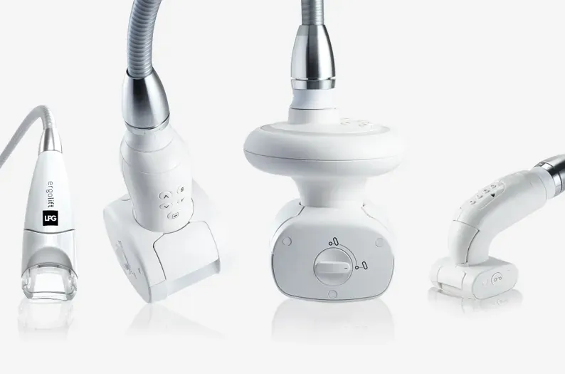 رؤوس علاج LPG البيضاء والرمادية لتقنية endermologie